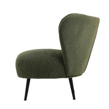 Aleyn Corduroy Velvet Wing Back Chair
